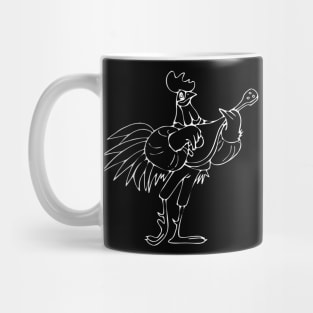 chicken monoline Mug